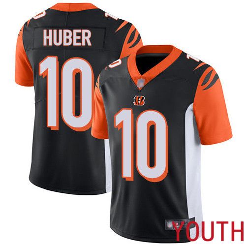 Cincinnati Bengals Limited Black Youth Kevin Huber Home Jersey NFL Footballl #10 Vapor Untouchable->cincinnati bengals->NFL Jersey